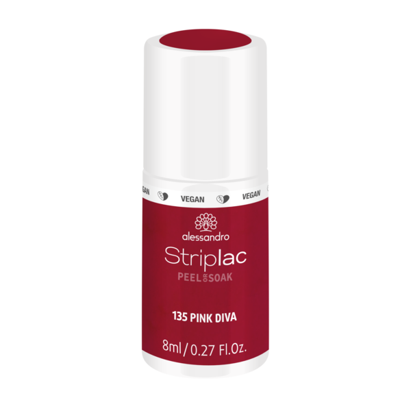 Alessandro Striplac  Peel & Soak  135 Pink Diva Gel Nagellak