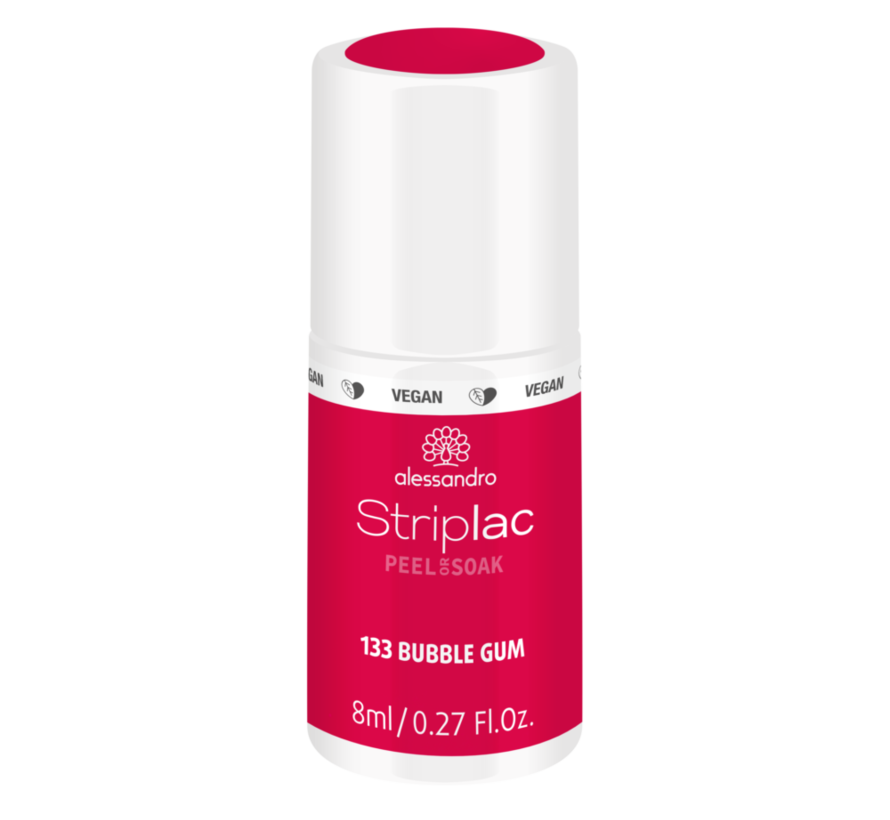 Striplac  Peel & Soak  133 Bubble Gum Gel Nagellak