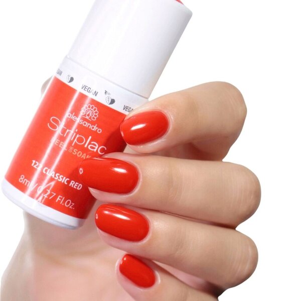 Alessandro Striplac  Peel & Soak  122 Classic Red Gel Nagellak