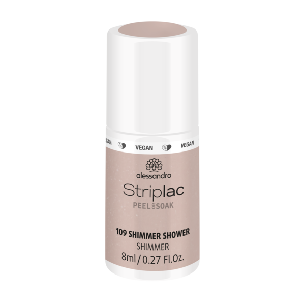 Alessandro Striplac  Peel & Soak  109 Champagne Shower Shimmer Gel Nagellak