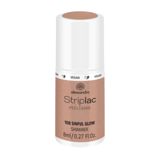 Striplac 108 Sinfull Glow Shimmer Gel Nagellak 8ml