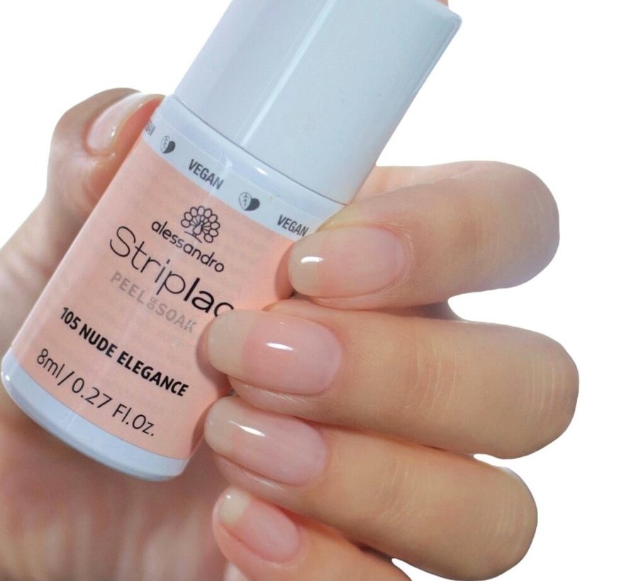 Striplac  Peel & Soak  105 Nude Elegance Gel Nagellak