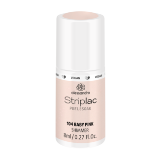 Striplac 104 Baby Pink Shimmer  8ml