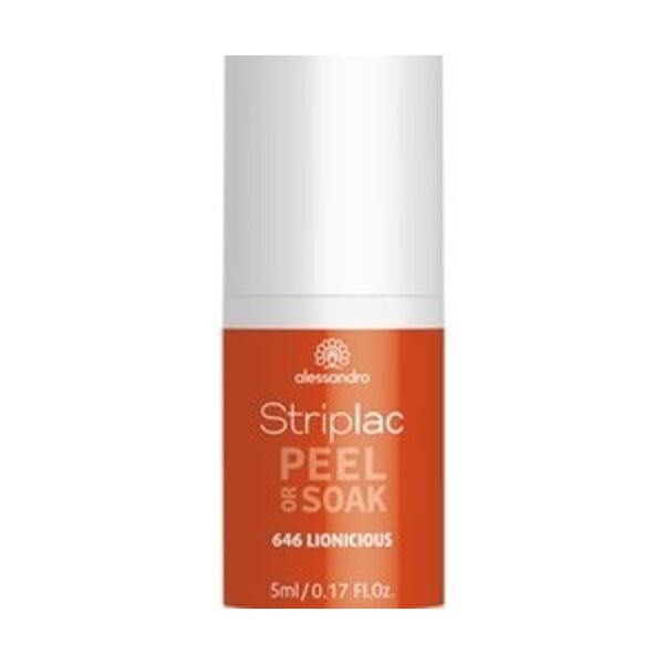 Alessandro Striplac  soak off or peel off  Nagellak 646 Lionicious 5ml