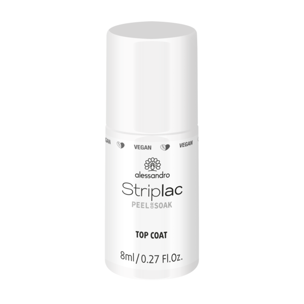 Alessandro Striplac  Peel & Soak  topcoat 8ml Gel Nagellak