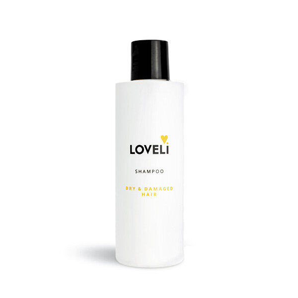 Loveli Shampoo voor droog & beschadigd haar 200ml - natuurlijke ingredienten