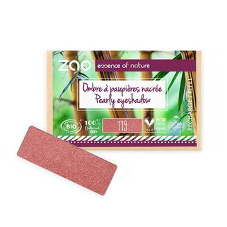 Nachfüllpackung Perlmutt-Lidschatten 119 (Coral Rose), quadratisch
