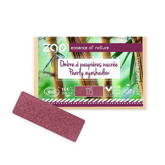 Nachfüllpackung Perlmutt-Lidschatten 115 Ruby Red, quadratisch