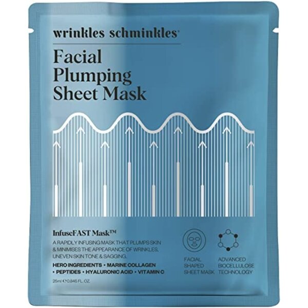 Wrinkle Schminkles Decolletage Facial Plumping sheet mask