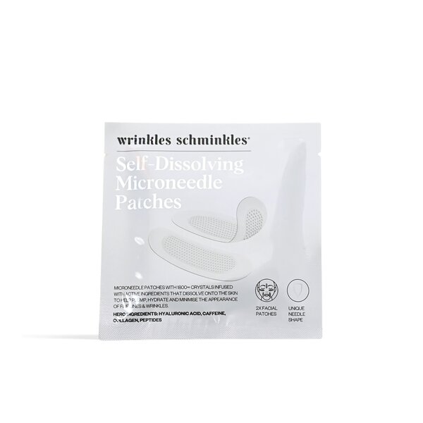 Wrinkle Schminkles Self Disolving Microneeldle patches tegen rimpels en huidverslapping