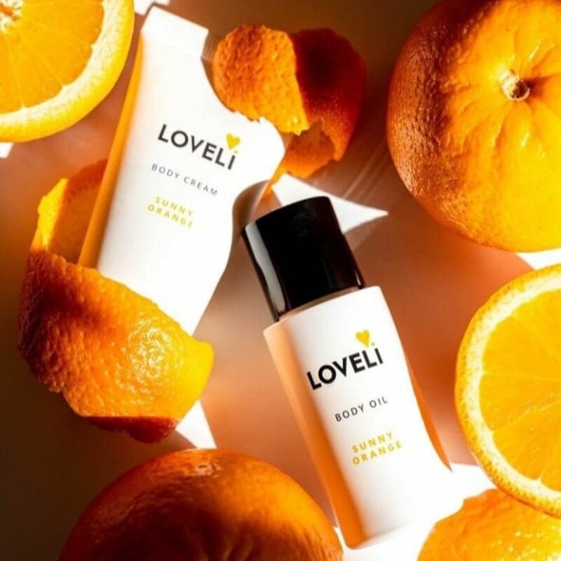 Nieuw van Loveli:  Lichaamsverzorging in de geur  Sunny Orange