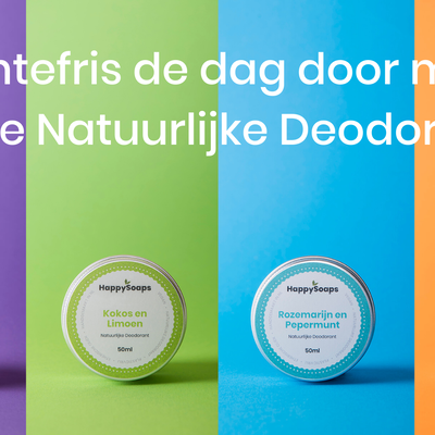 Fris de dag door met de natuurlijke deodorant van Happysoaps