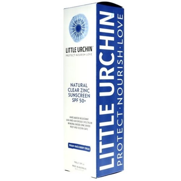 Little Urcrin Natürliche Sonnencreme  Natural Clear Zink LSF 50 – 100 ml