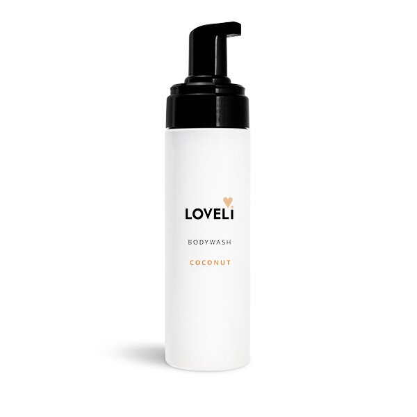 Loveli Bodywash Coconut - douche mousse kokos geur 200ml