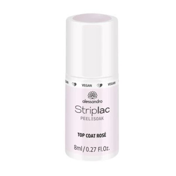 Alessandro Striplac Topcoat Rose 8ml