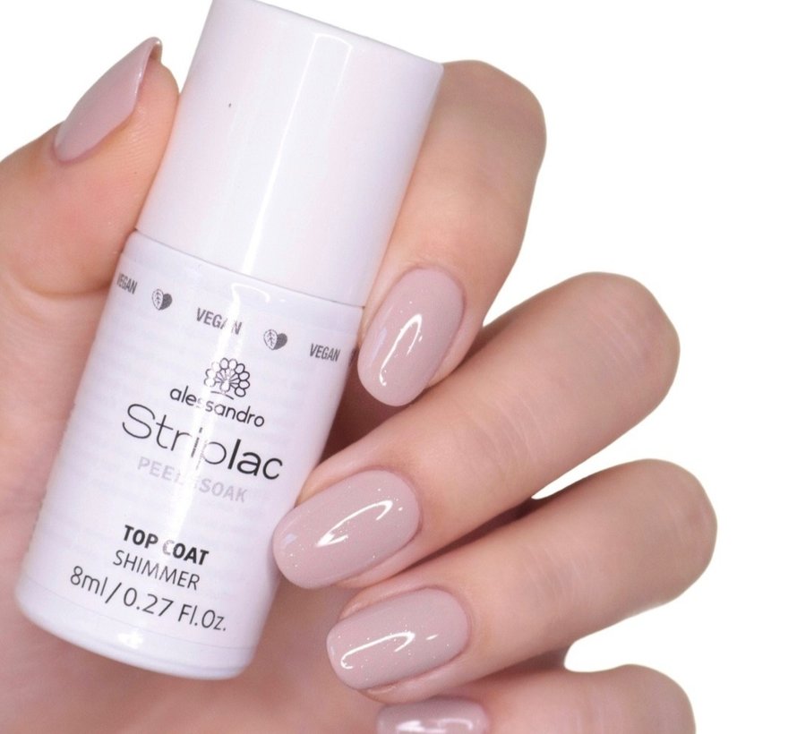 Striplac Topcoat Shimmer 8ml