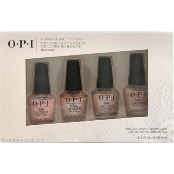 OPI Always bare for you Nagellack-Set 4x3.75ml