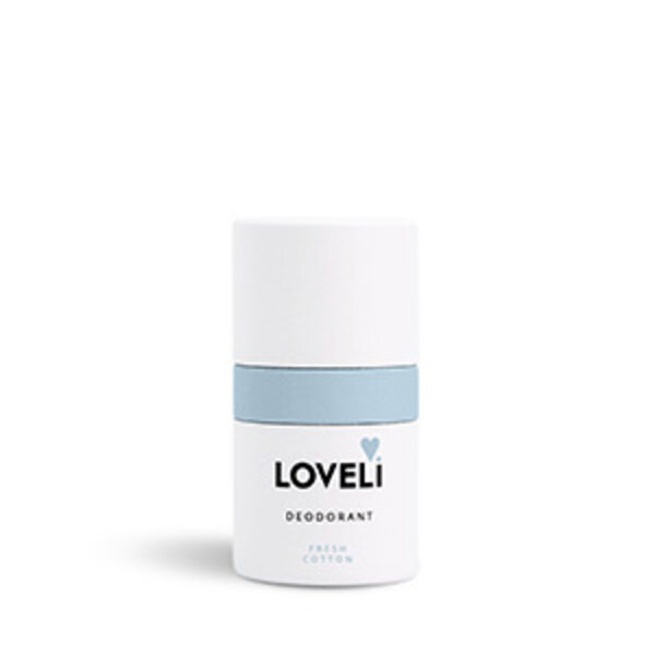Loveli Deodorant Fresh Cotton Navul Klein New 25ml navulling,  zonder aluminium