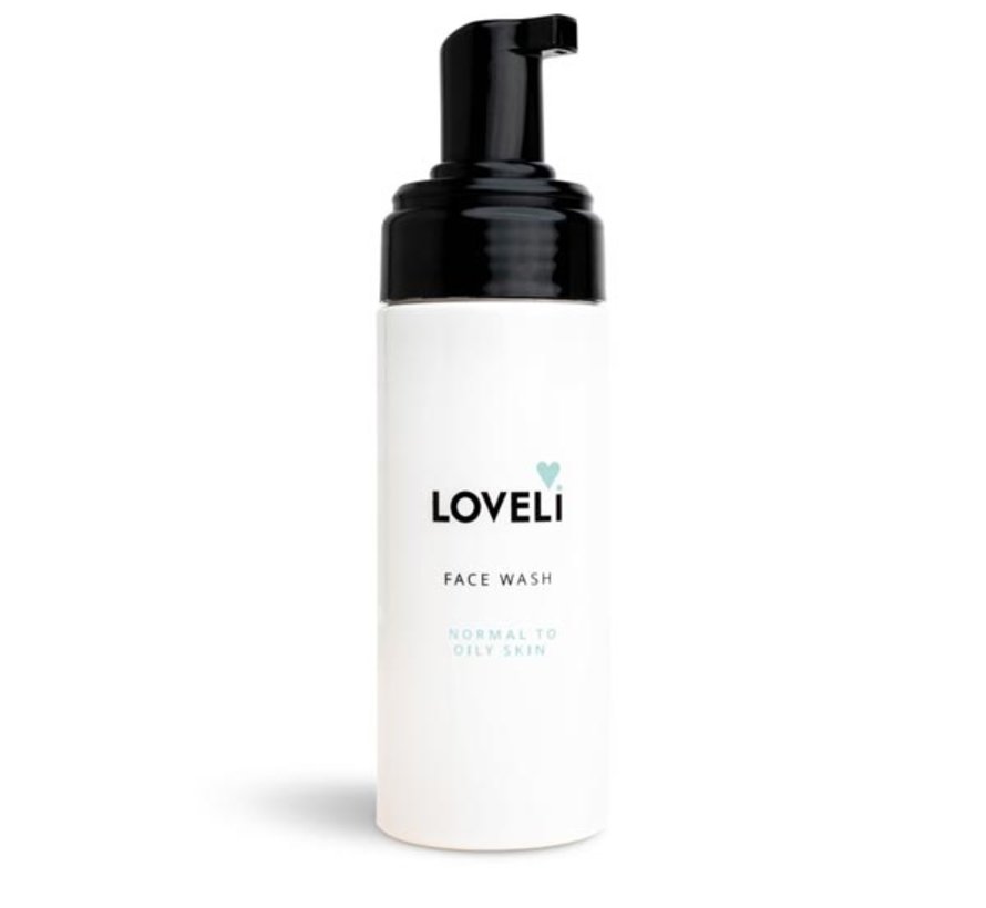 Loveli Facewash  voor normale, vette en onzuivere huid 150ml