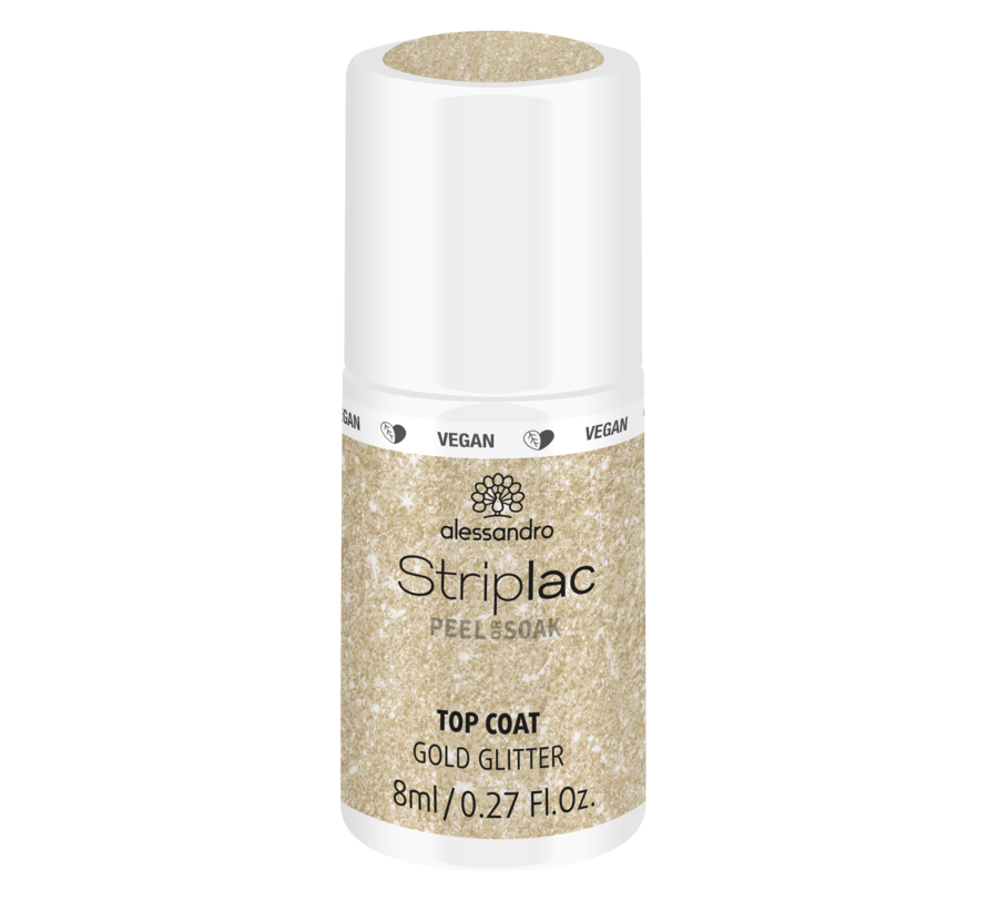 Striplac  Topcoat Gold Glitter