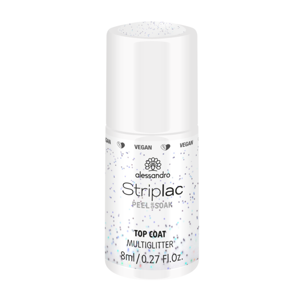 Alessandro Striplac  Topcoat Multi Glitter 8ml