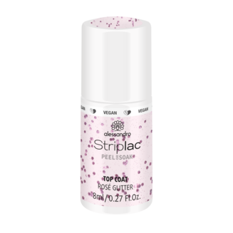 Striplac  Topcoat Rose Glitter 8ml