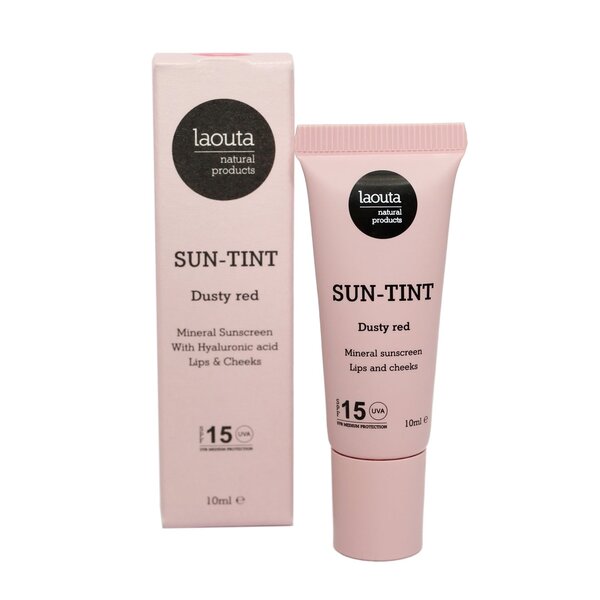 LAOUTA NATURAL  PRODUCTS Lip tint Dusty Red spf 15 - Getinte lippenbalsem 10ml