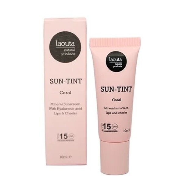 LAOUTA NATURAL  PRODUCTS Lip Tint Coral  SPF 15 – getönter Lippenbalsam 10 ml