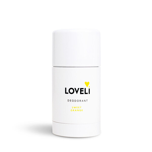 Loveli Deodorant  Sweet Orange XL met zink  75ml    zonder aluminium