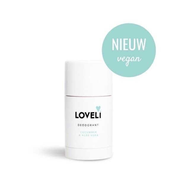 Loveli Deodorant Cucumber aloevera  XL  met zink  75ml