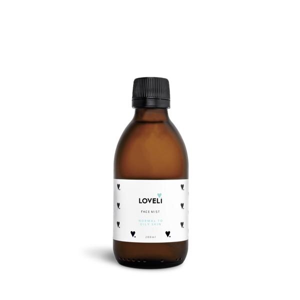 Loveli Facemist-Nachfüllpackung  für unreine Haut  200 ml – Lotionsspray  Nachfüllpackung für normale bis unreine Haut und Akne