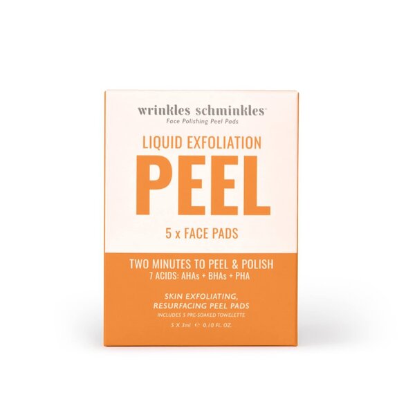 Wrinkle Schminkles Liquid exfoliation Peel face pads 1st