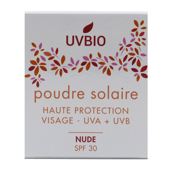 UVBIO - zonnebrand Poudre solaire SPF 30 nude 10 gr