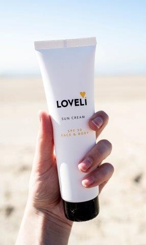 Loveli microplastic vrije zonnebrand