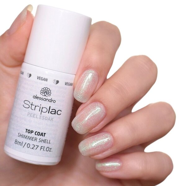 Alessandro Striplac  Topcoat Shimmer Shell 8ml