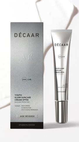 Decaar Youth elixer suncream SPF 50