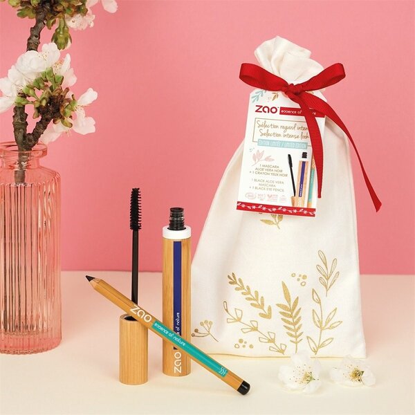 ZAO Skincare & Make-up  Geschenkset Mascara und Kajalstift Schwarz