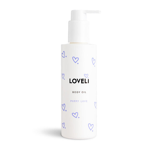 Loveli Body oil Poppy Love 200ml - huidolie voor zwangeren en baby's