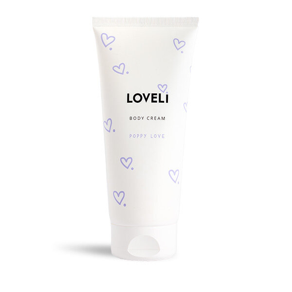 Loveli Körpercreme Poppy Love - Nährende und straffende Körperpflege für Babys und Schwangere 200ml