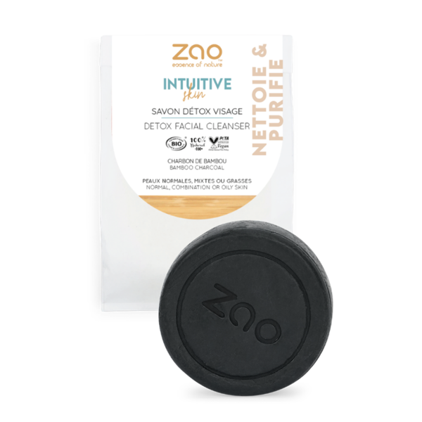 ZAO Skincare & Make-up  Intuitive Detox facecleanser - soap wash bar 70 gr