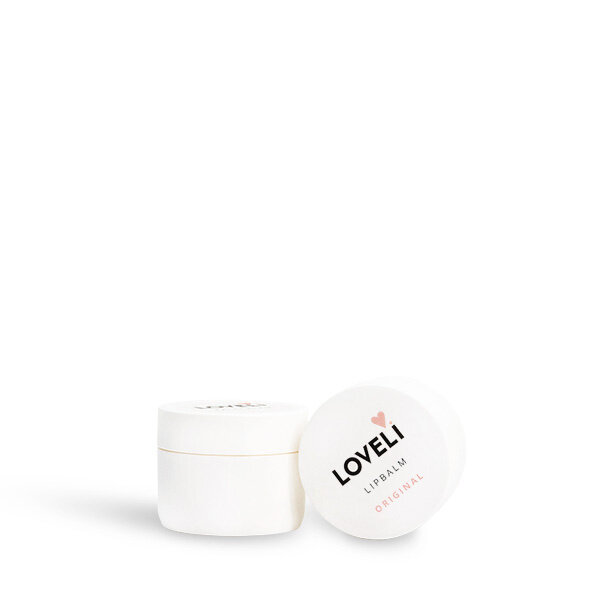 Loveli Lipbalm Original potje met natuurlijke ingredienten, voor droge lippen
