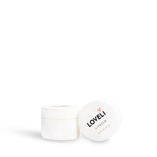 Loveli Lippenbalsam Original im Tiegel mit natürlichen Inhaltsstoffen, für trockene Lippen
