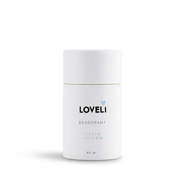 Loveli Deodorant-Puder „Fresh Cotton“, 60 g