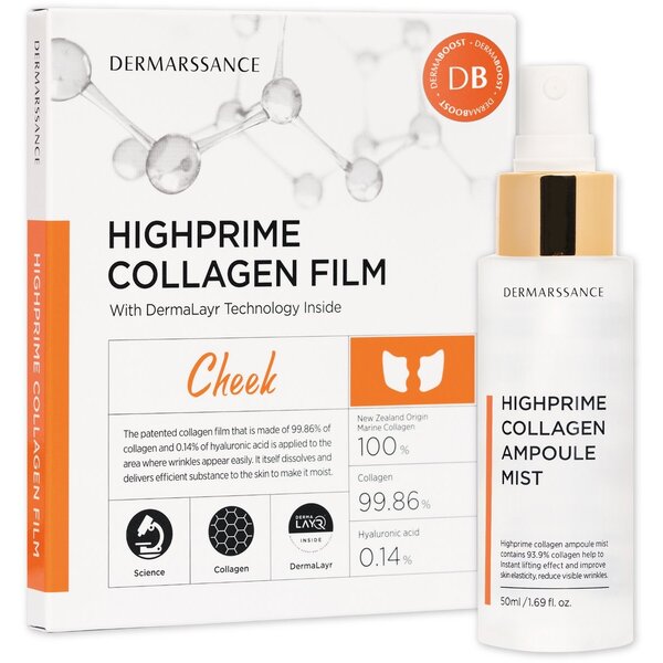 Dermaboost Collageen pads Wangen + Collageen spray 50ml