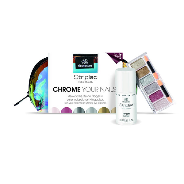 Alessandro Striplac Chrome your nails set