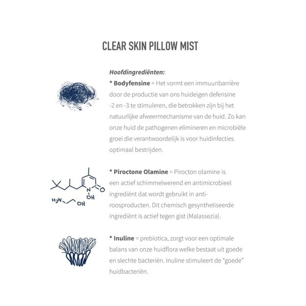 Ann Kathy Clear skin pillow mist - spray voor vermindering van acne