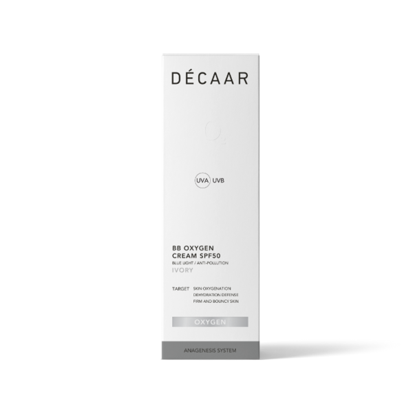 Decaar  BB oxygen spf 50 Ivory - 50ml - BB cream - beschermend -  hydraterend - getint