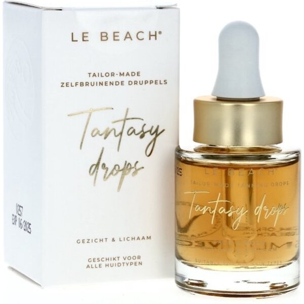 Le Beach Tantasy  drops zelfbruinende druppels - Natuurlijke zelfbruiner druppels zonder oranje te worden 50ml