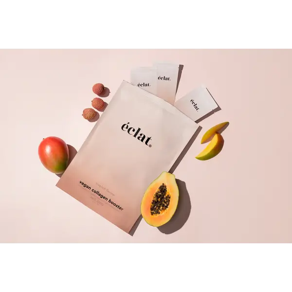 Eclat.  Vegan Collagen Booster ® (90 Beutel) – Kollagenpulver – Kollagenpräparat für Vegetarier – Kollagenpräparat