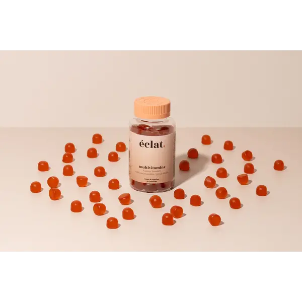 Eclat.  Multivitamin + Beauty Boost Gummies (2-in-1-Lösung)